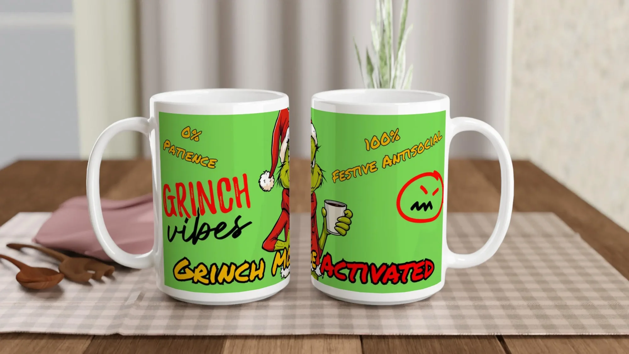 Tasse Grinch Mode Activated